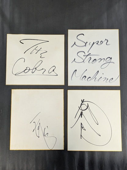 国内プロレスラー サイン色紙セット⑨