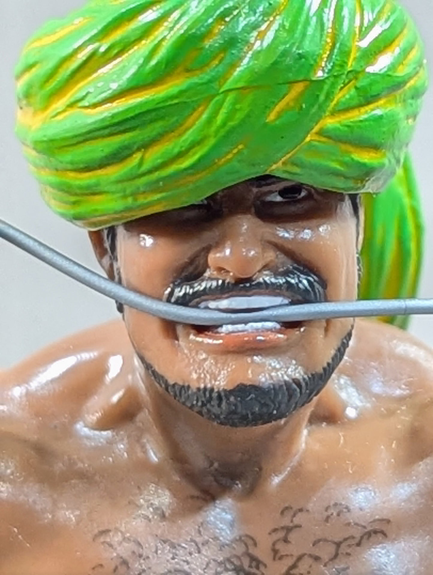 Tiger Jeet Singh  (Green Turban)