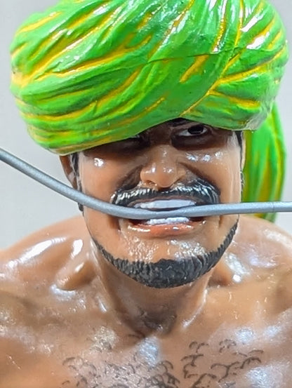 Tiger Jeet Singh  (Green Turban)