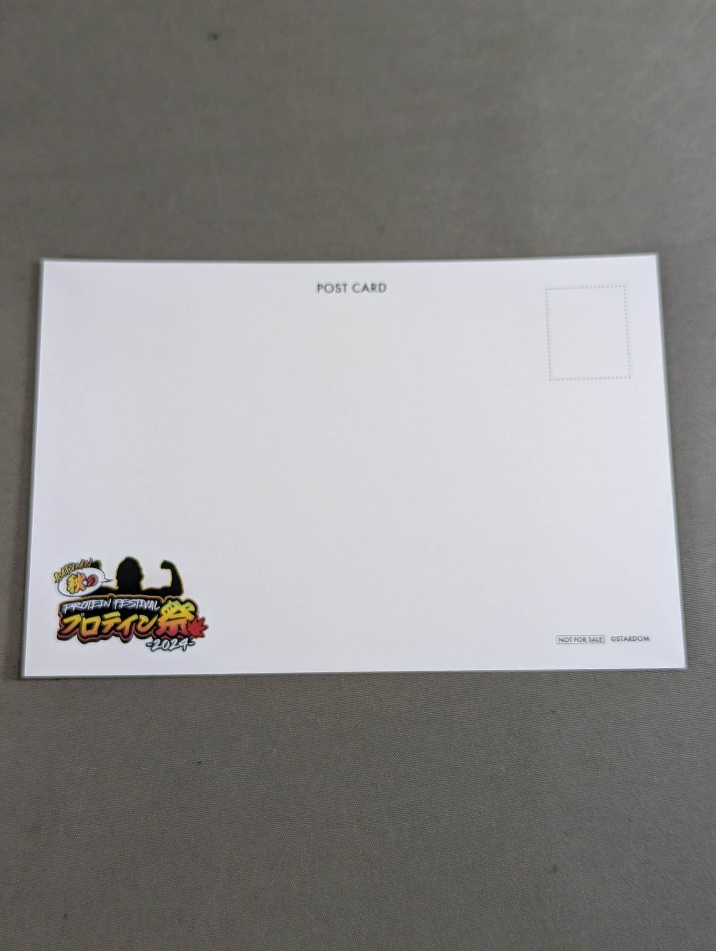 中野たむ＆なつぽい「秋のプロテイン祭 2024」ポストカード