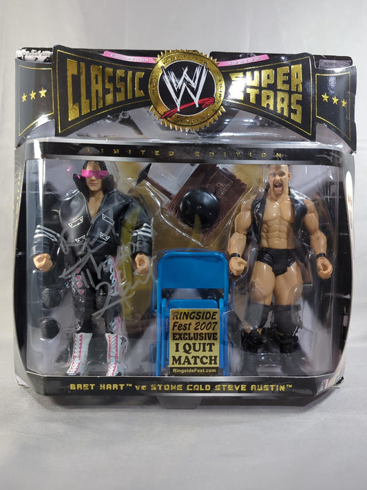 【ブレット・ハート直筆サイン入り】 ブレット・ハート＆ストーンコールド・スティーブ・オースチン