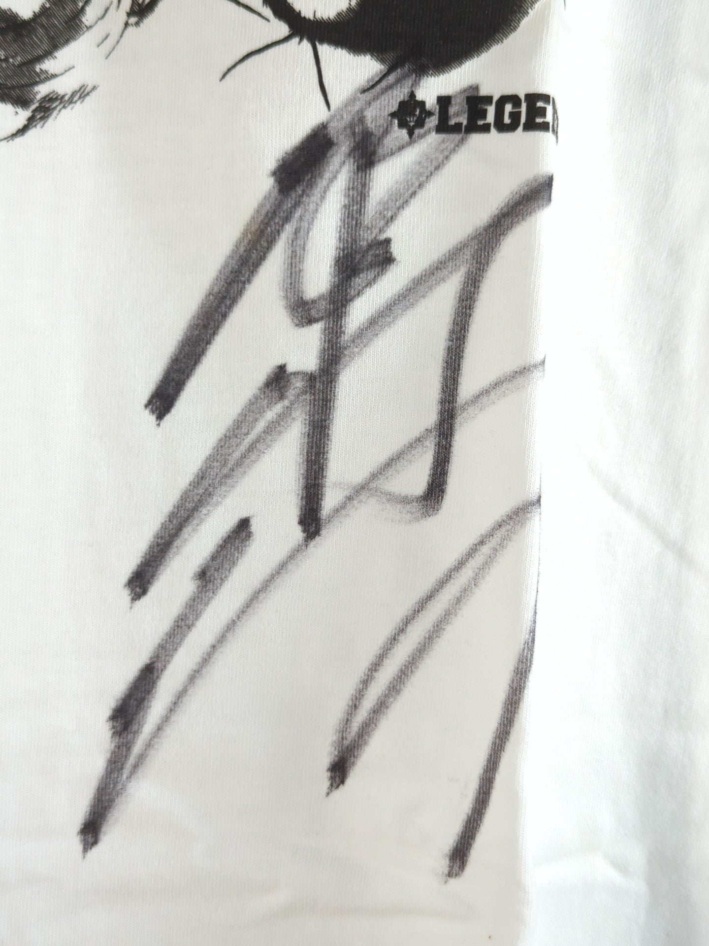 【越中詩郎＆AKIRA 直筆サイン入り】蝶野正洋＆長州力＆越中詩郎 ｢アイアム キレてないって!｣ ラグランTシャツ