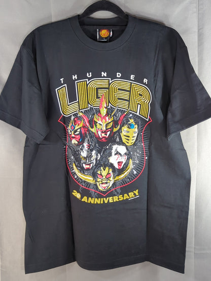 【直筆サイン入り】獣神サンダー・ライガー「20th ANNIVERSARY」Tシャツ