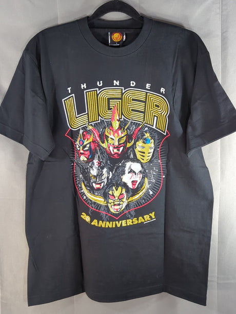 【直筆サイン入り】獣神サンダー・ライガー「20th ANNIVERSARY」Tシャツ