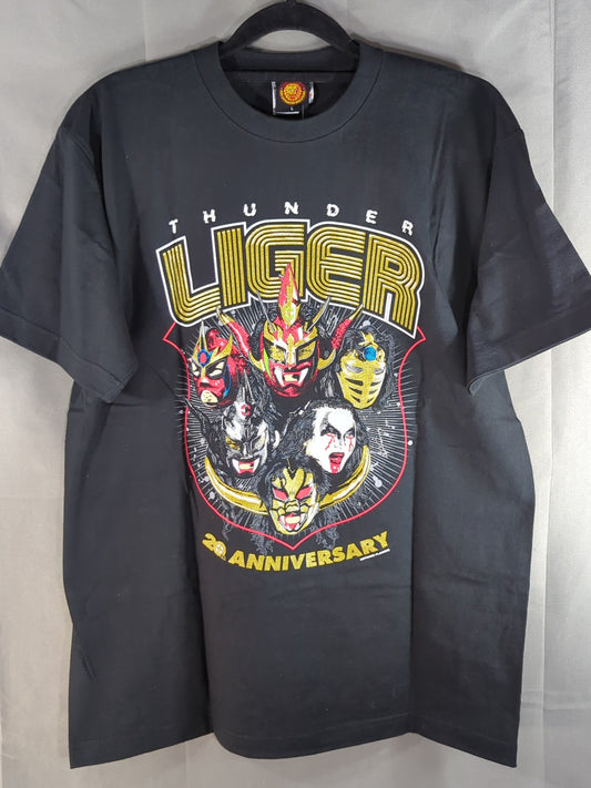 【直筆サイン入り】獣神サンダー・ライガー「20th ANNIVERSARY」Tシャツ