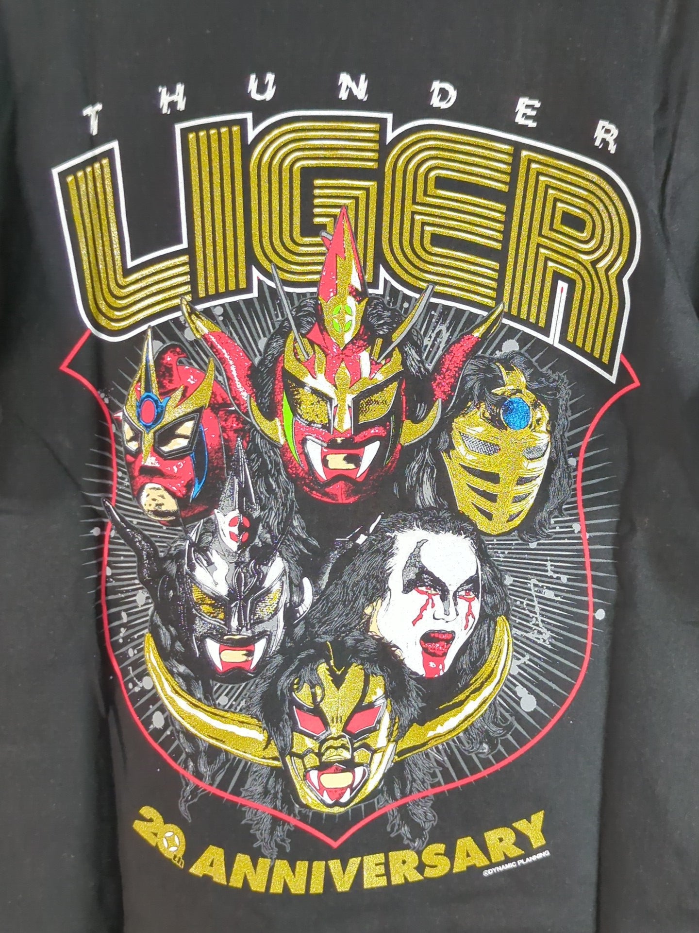 【直筆サイン入り】獣神サンダー・ライガー「20th ANNIVERSARY」Tシャツ