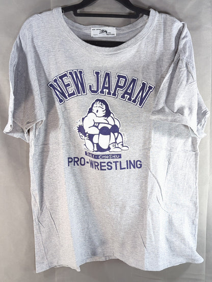 長州力「NEW JAPAN」イラストTシャツ