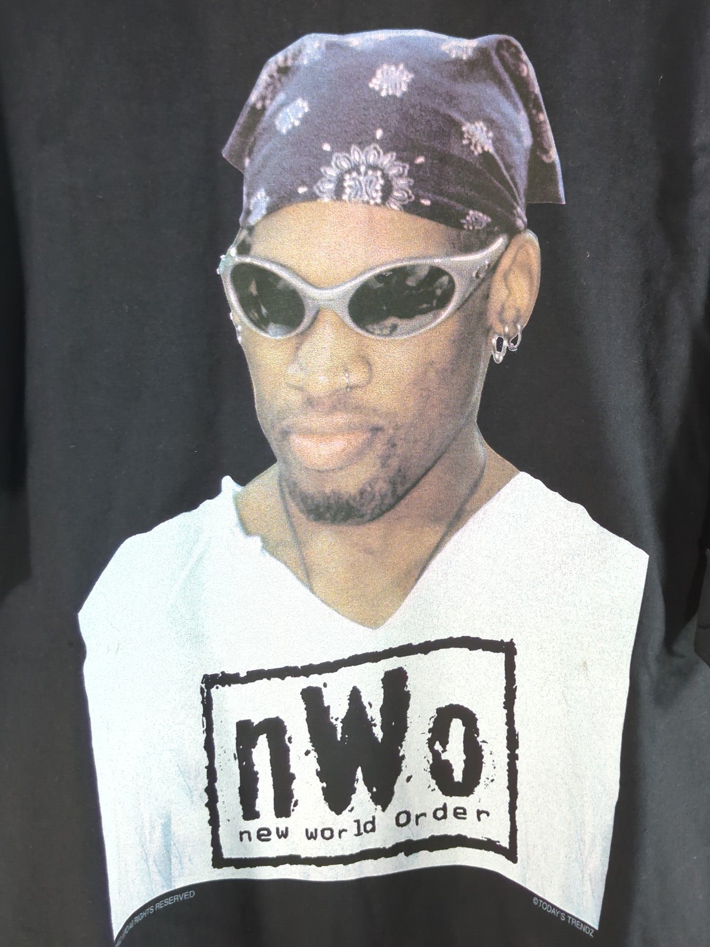 nWo Dennis Rodman Picture T-Shirt (WCW (1997) / Black) – 闘道館 nWo Dennis Rodman Picture T-Shirt (WCW (1997) / Black) – 闘道館