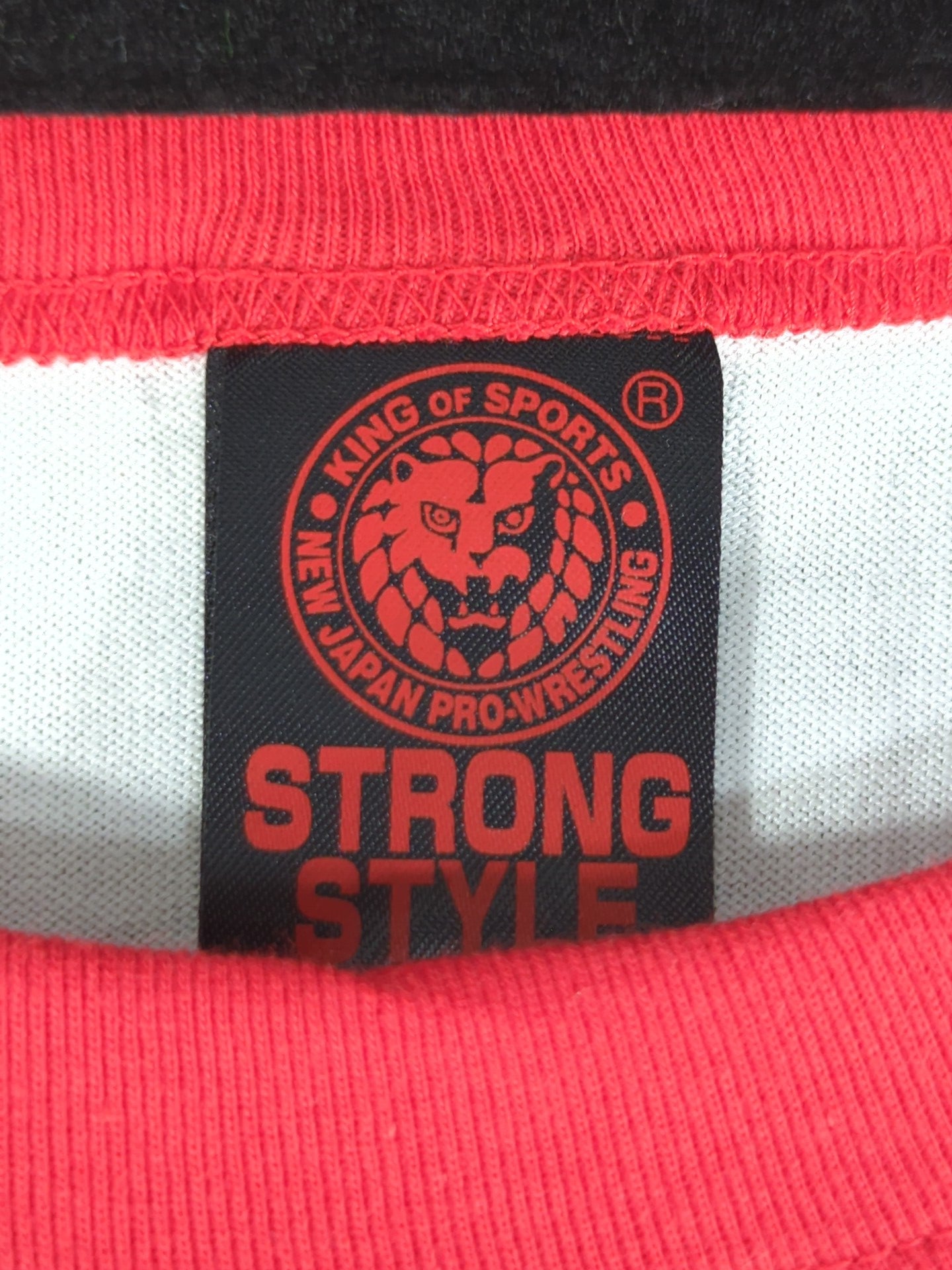 ライオンマーク ラグラン Tシャツ(ホワイト×レッド)