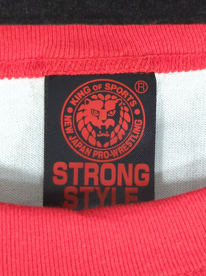 ライオンマーク ラグラン Tシャツ(ホワイト×レッド)