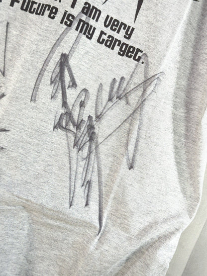 【高田延彦＆田村潔司 直筆Wサイン入り】UWF INTERNATIONAL 高田延彦「TAKADA」Tシャツ(グレー)