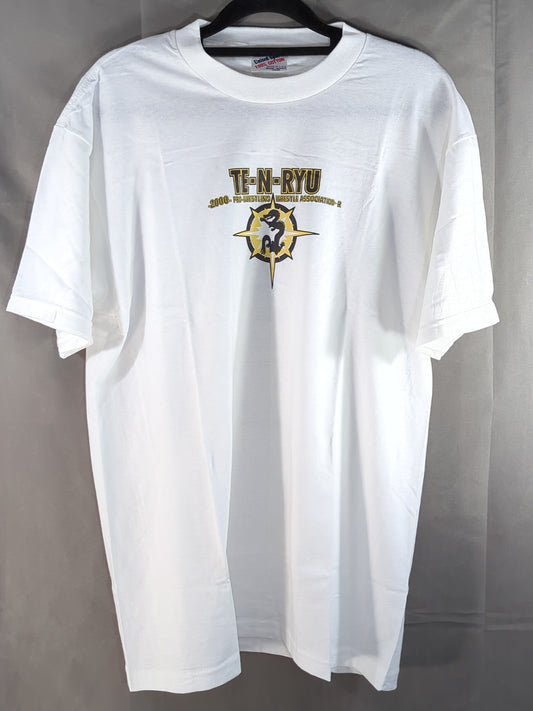 天龍源一郎「TE-N-RYU 2000 WAR」Tシャツ②(ホワイト)