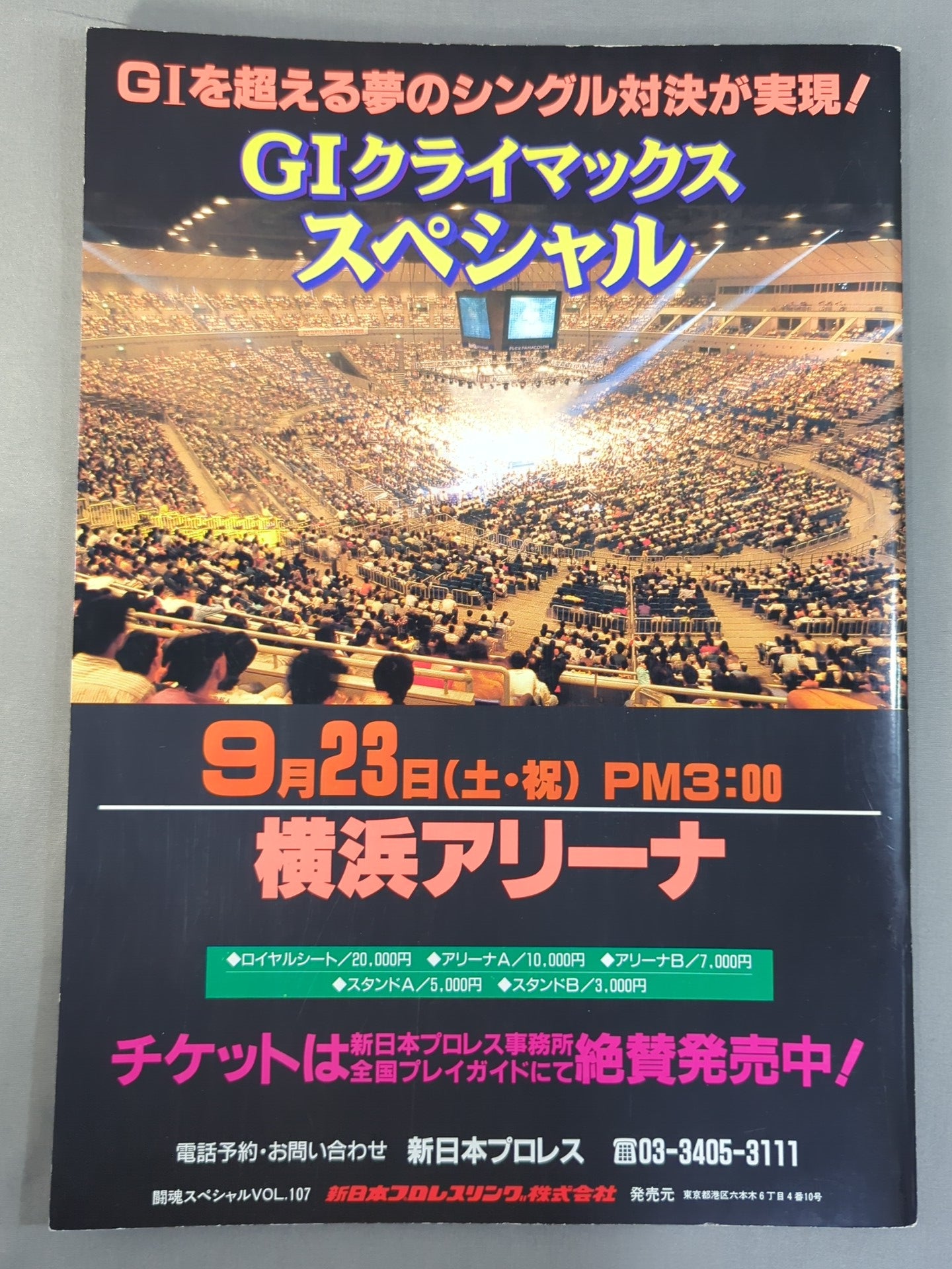 ☆1995年 G1決勝戦☆ 闘魂スペシャル107 – 闘道館