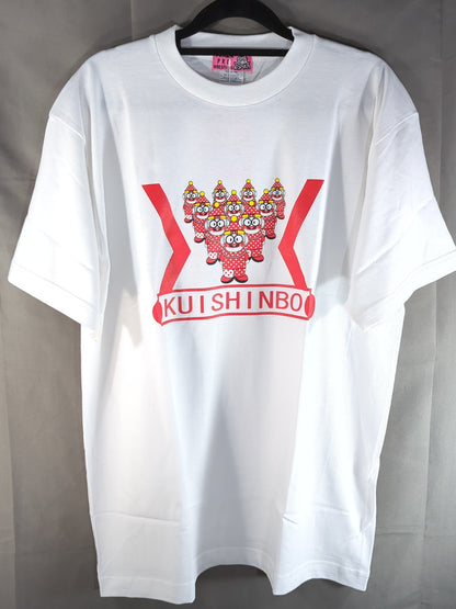 くいしんぼう仮面 イラストTシャツ(ホワイト)