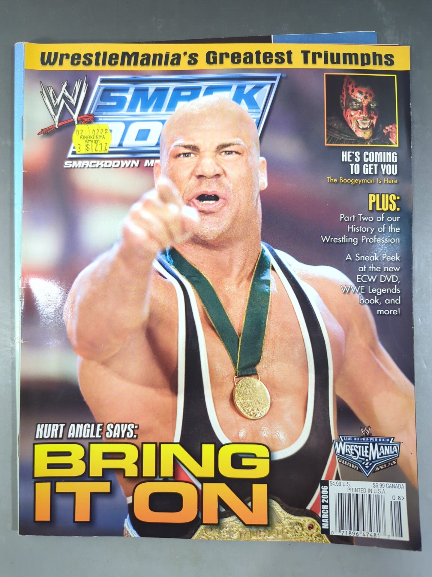 SMACK DOWN MAGAZINE 2006年3月号