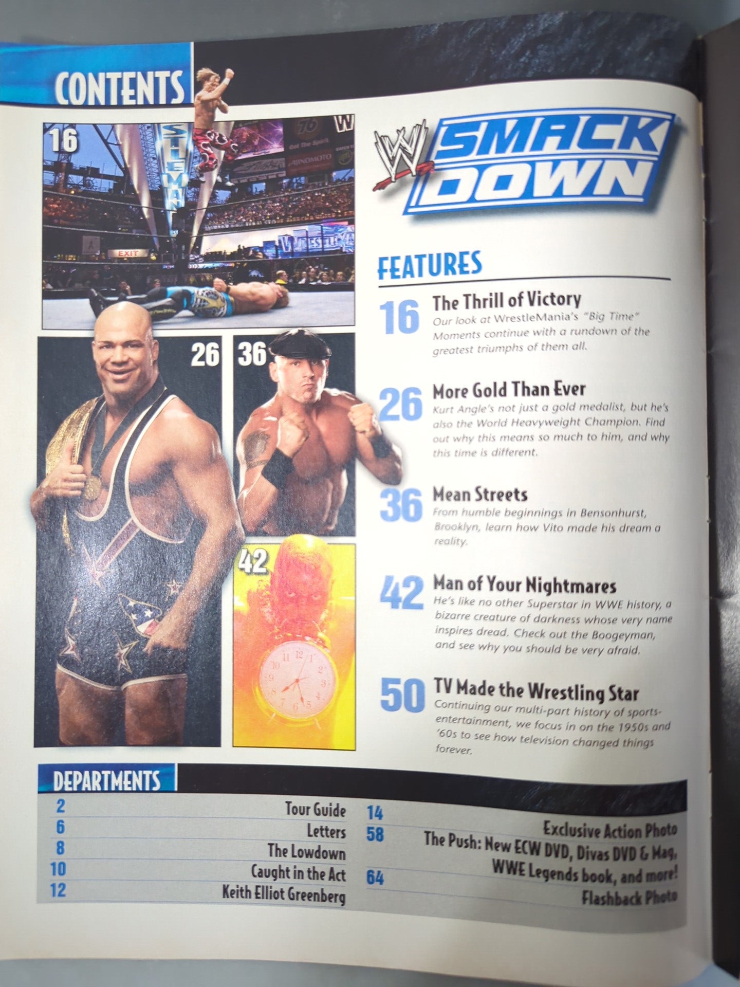 SMACK DOWN MAGAZINE 2006年3月号