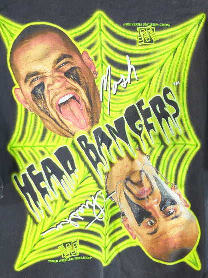 ザ・ヘッドバンガーズ ピクチャーTシャツ(WWF(1990s) / ブラック)