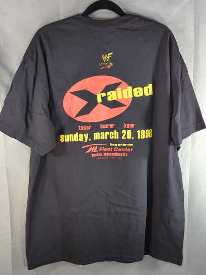 レッスルマニア X-raided「アンダーテイカー＆ポール・ベアラー＆ケイン」ピクチャーTシャツ(ブラック)