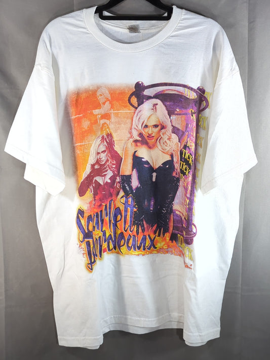 スカーレット ピクチャーTシャツ(WWE(2010s) / ホワイト)
