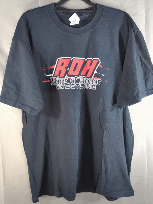 ROH「Ring of Honor WRESTLING」Tシャツ(ブラック)
