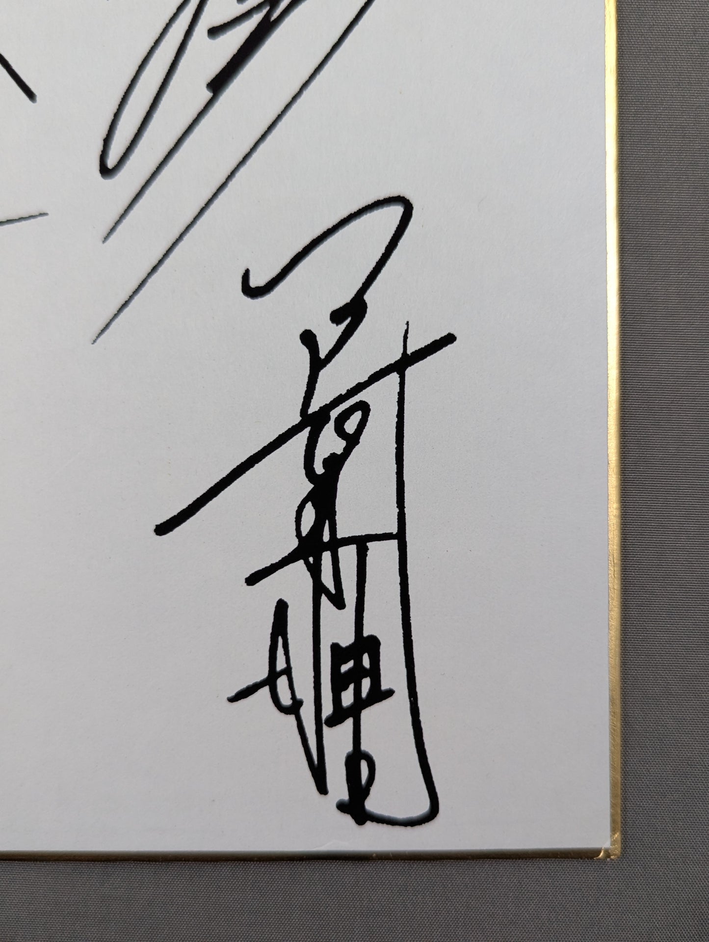 全日本女子プロレス プリントサイン寄せ書き(生写真貼付)