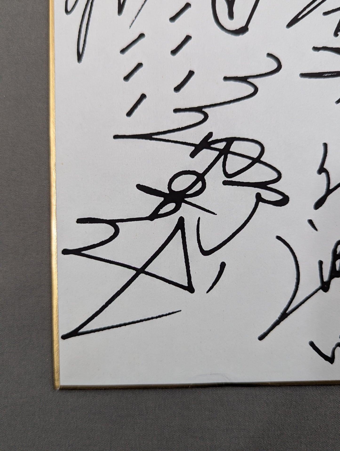 全日本女子プロレス プリントサイン寄せ書き(生写真貼付)