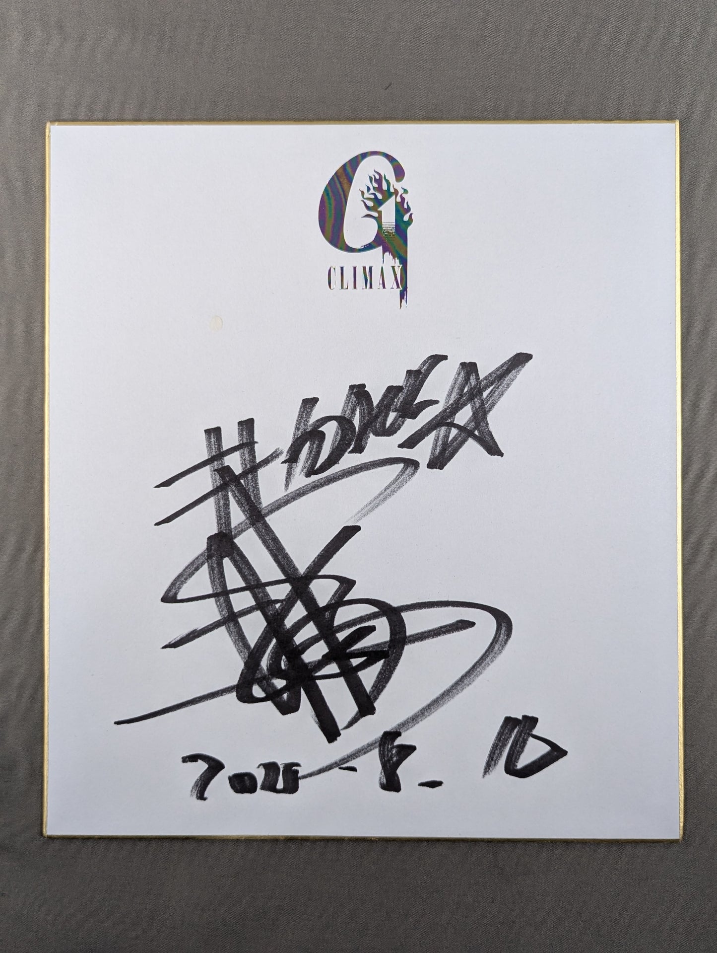 棚橋弘至(G1 CLIMAX色紙)