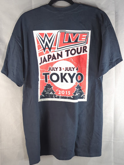 WWE LIVE JAPAN TOUR 2015「THE BEAST IS BACK」ピクチャーTシャツ(WWE(2015) / ブラック)