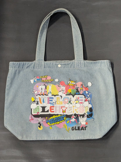 GLEAT「WELCOME GLEATERS」トートバッグ