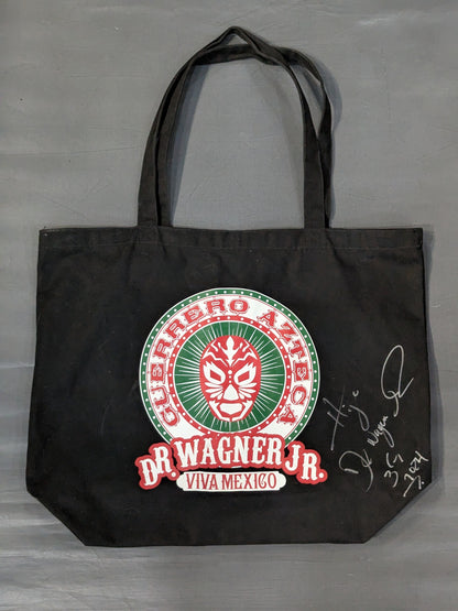 【hand signed autograph】 Dr. Wagner  Junior VIVA MEXICO Tote Bag