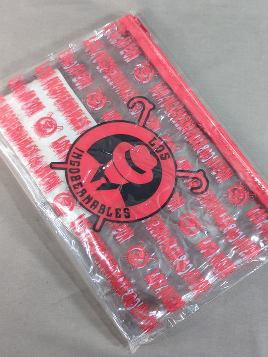 LOS INGOBERNABLES de JAPON PVCポーチ(赤)