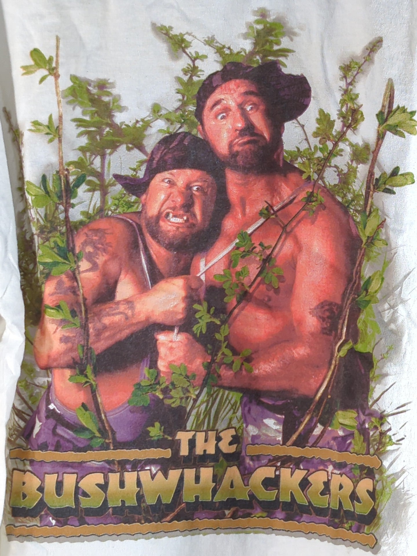 ザ・ブッシュワッカーズ ピクチャーTシャツ(WWE(2000s) / ホワイト