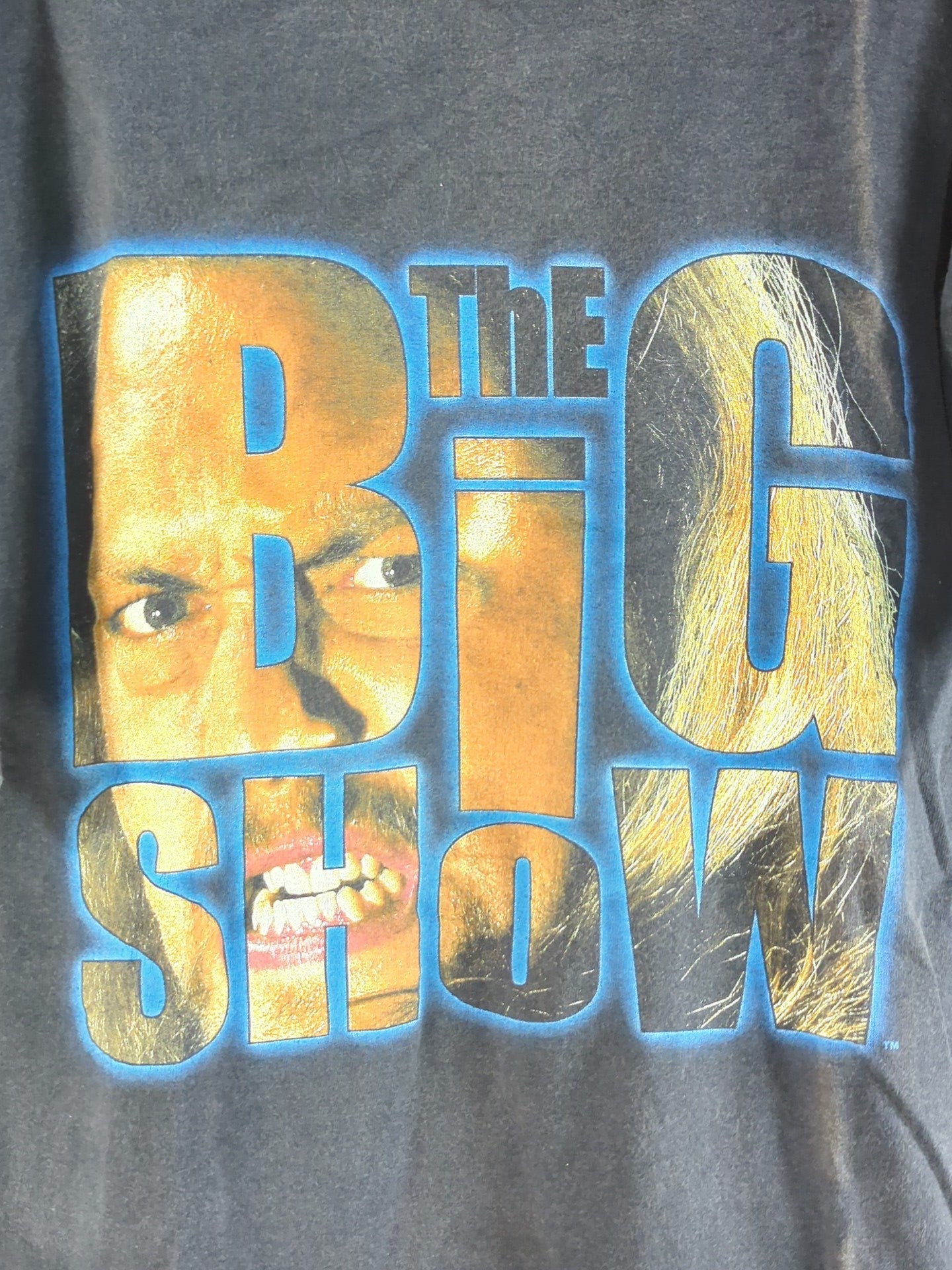 ビッグ・ショー「iT'S SHOW TiME!」ピクチャーTシャツ(WWF(1990s) / ブラック)