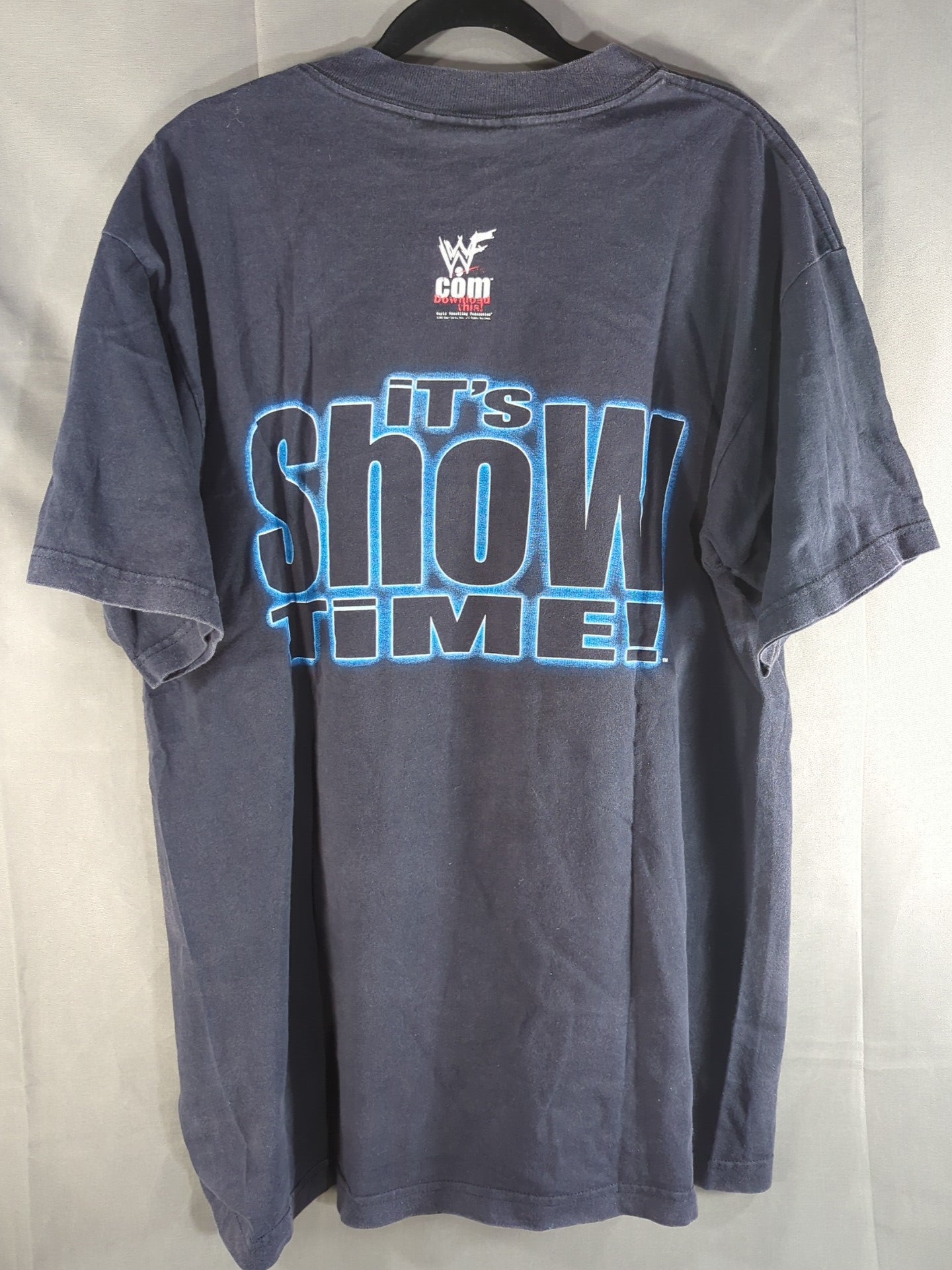 ビッグ・ショー「iT'S SHOW TiME!」ピクチャーTシャツ(WWF(1990s) / ブラック)