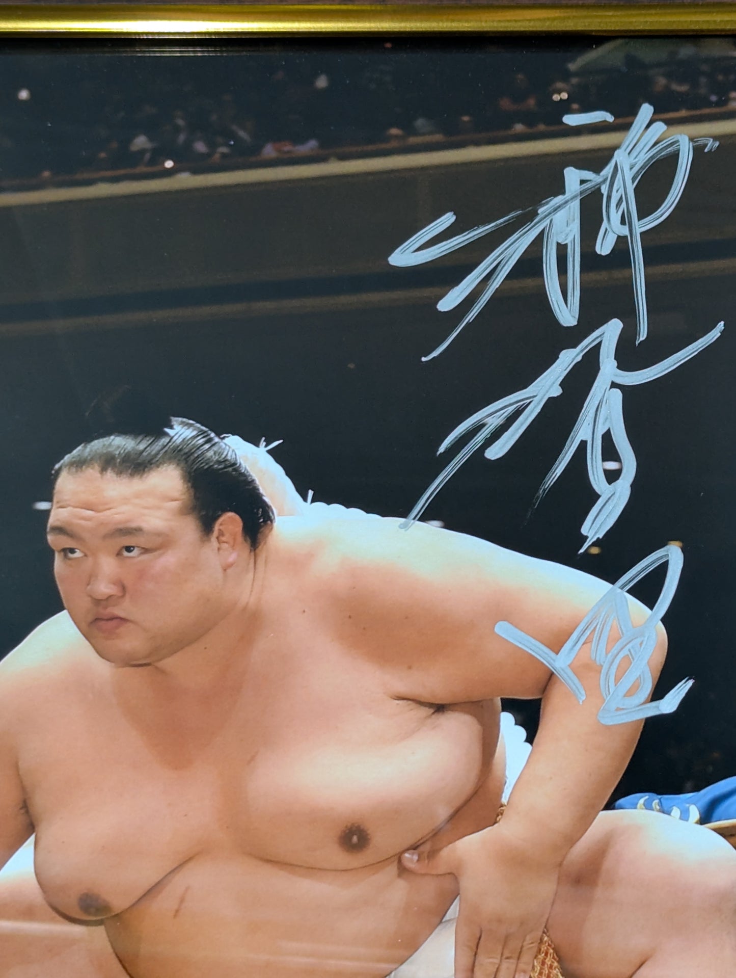 ★BBM 限定100★ 第七十二代横綱 稀勢の里 寛 引退記念 直筆サイン入りフォトパネル（2連式）