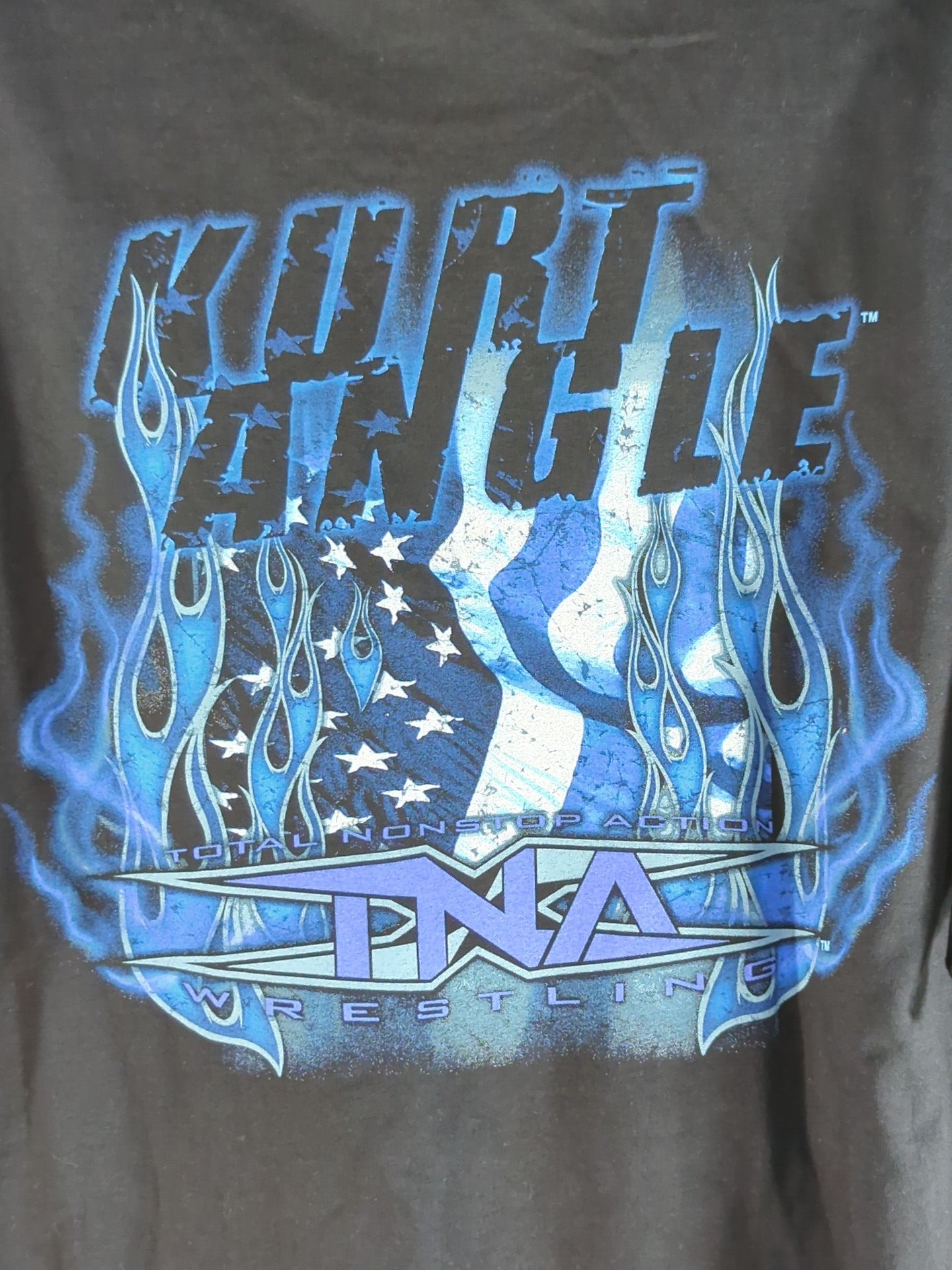 カート・アングル ピクチャーTシャツ(ブラック)