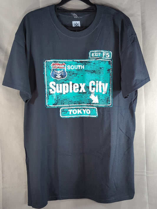 ブロック・レスナー「Suplex City」Tシャツ(WWE(2015) / ブラック)