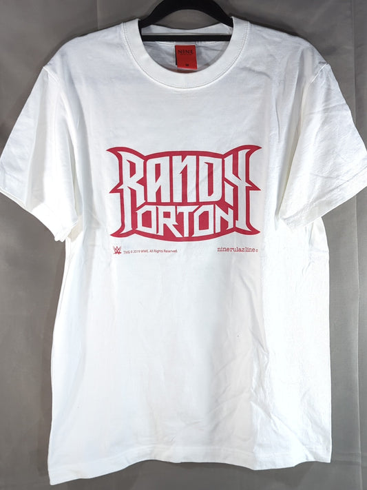 ★NINE RULAZ×WWE★ ランディ・オートン コラボTシャツ(WWE(2019) / ホワイト)