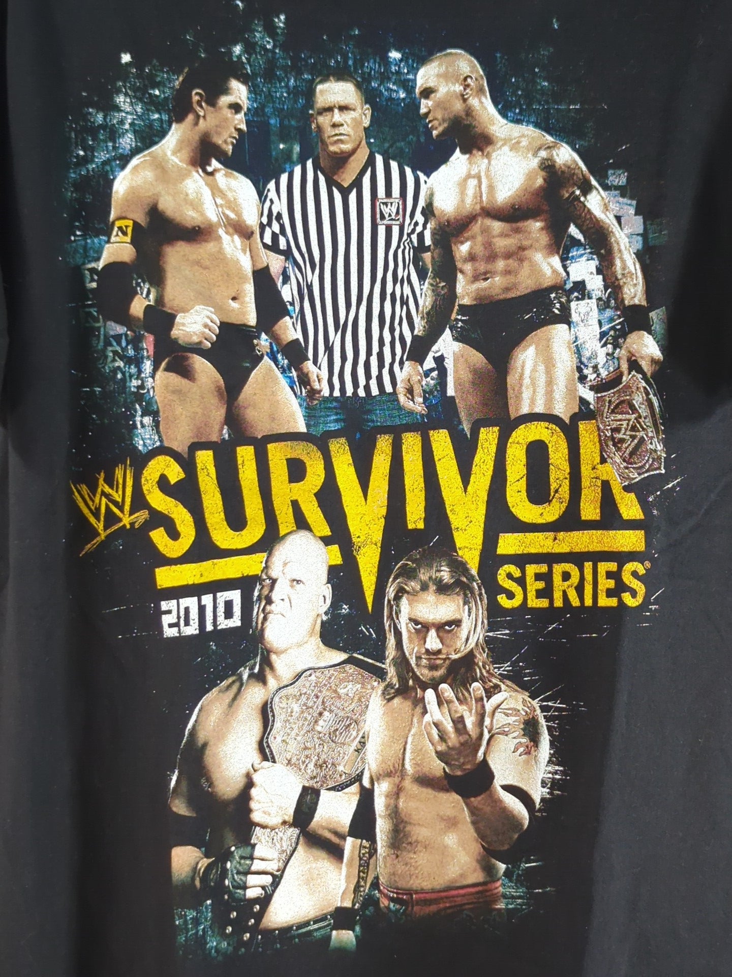 SURVIVOR SERIES 2010 Picture T-Shirt (WWE(2010) / Black)