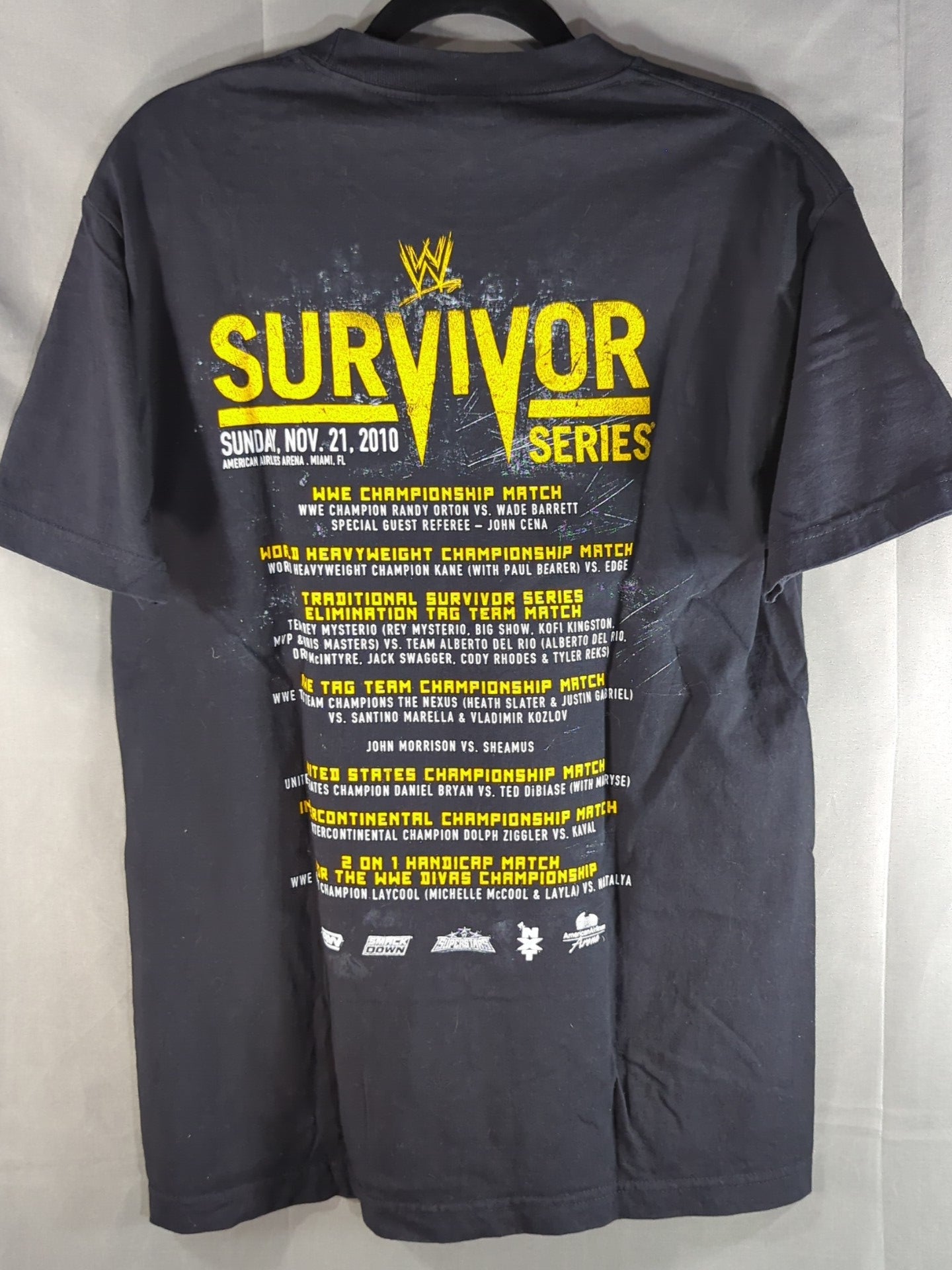 SURVIVOR SERIES 2010 Picture T-Shirt (WWE(2010) / Black)