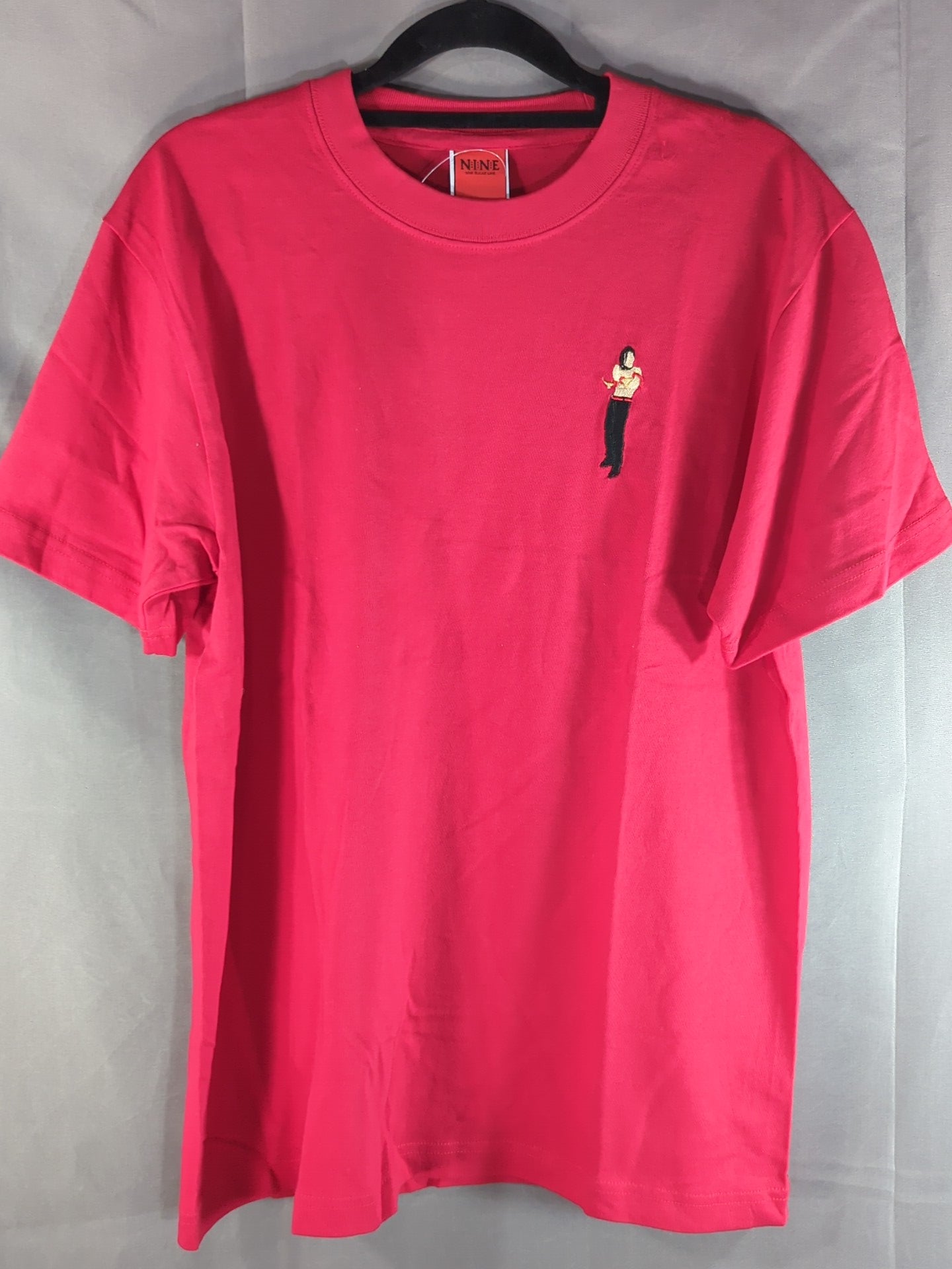 ★NINE RULAZ×WWE★ Shinsuke Nakamura  Collaboration T-Shirt (WWE (2010s) / Red)