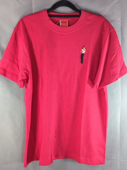 ★NINE RULAZ×WWE★ Shinsuke Nakamura  Collaboration T-Shirt (WWE (2010s) / Red)