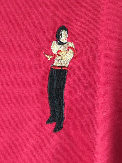 ★NINE RULAZ×WWE★ Shinsuke Nakamura  Collaboration T-Shirt (WWE (2010s) / Red)