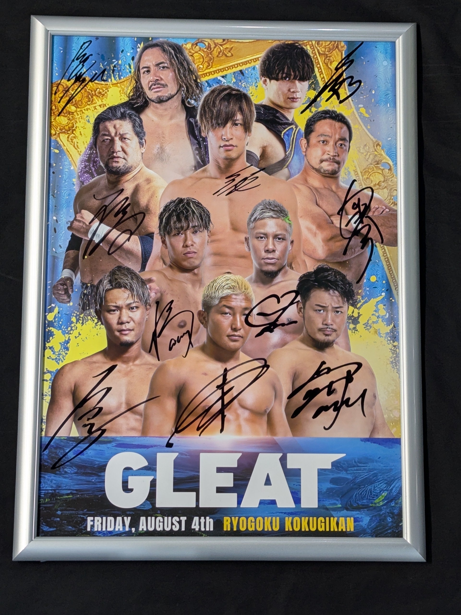 10選手直筆サイン入り】 GLEAT 写真パネル – 闘道館