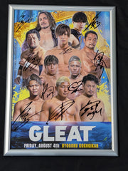 10選手直筆サイン入り】 GLEAT 写真パネル – 闘道館