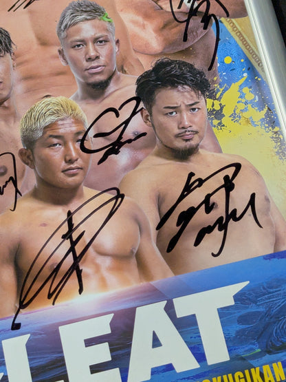 【10選手直筆サイン入り】 GLEAT 写真パネル