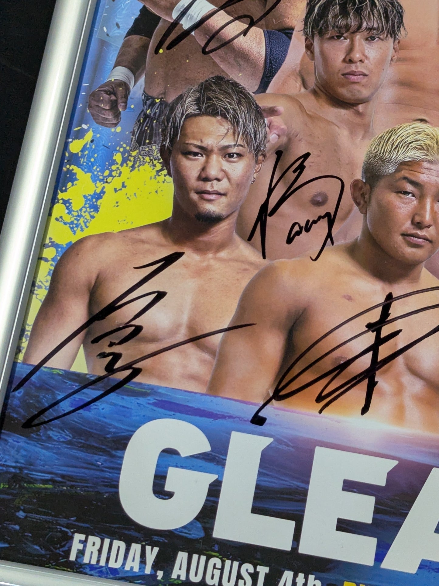【10選手直筆サイン入り】 GLEAT 写真パネル