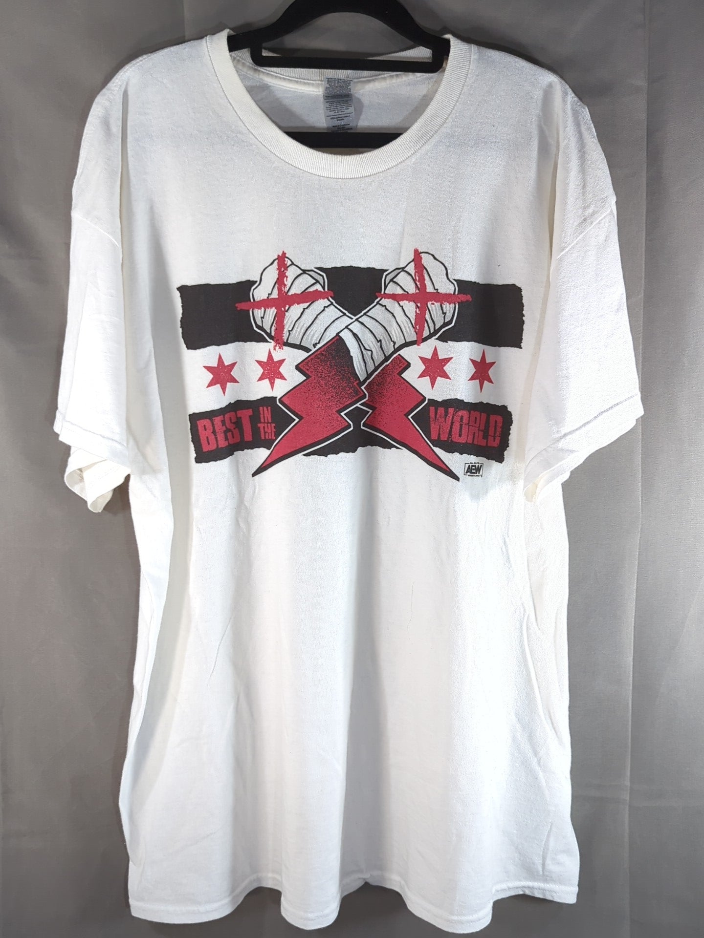 CMパンク「BEST IN THE WORLD」Tシャツ(ホワイト)