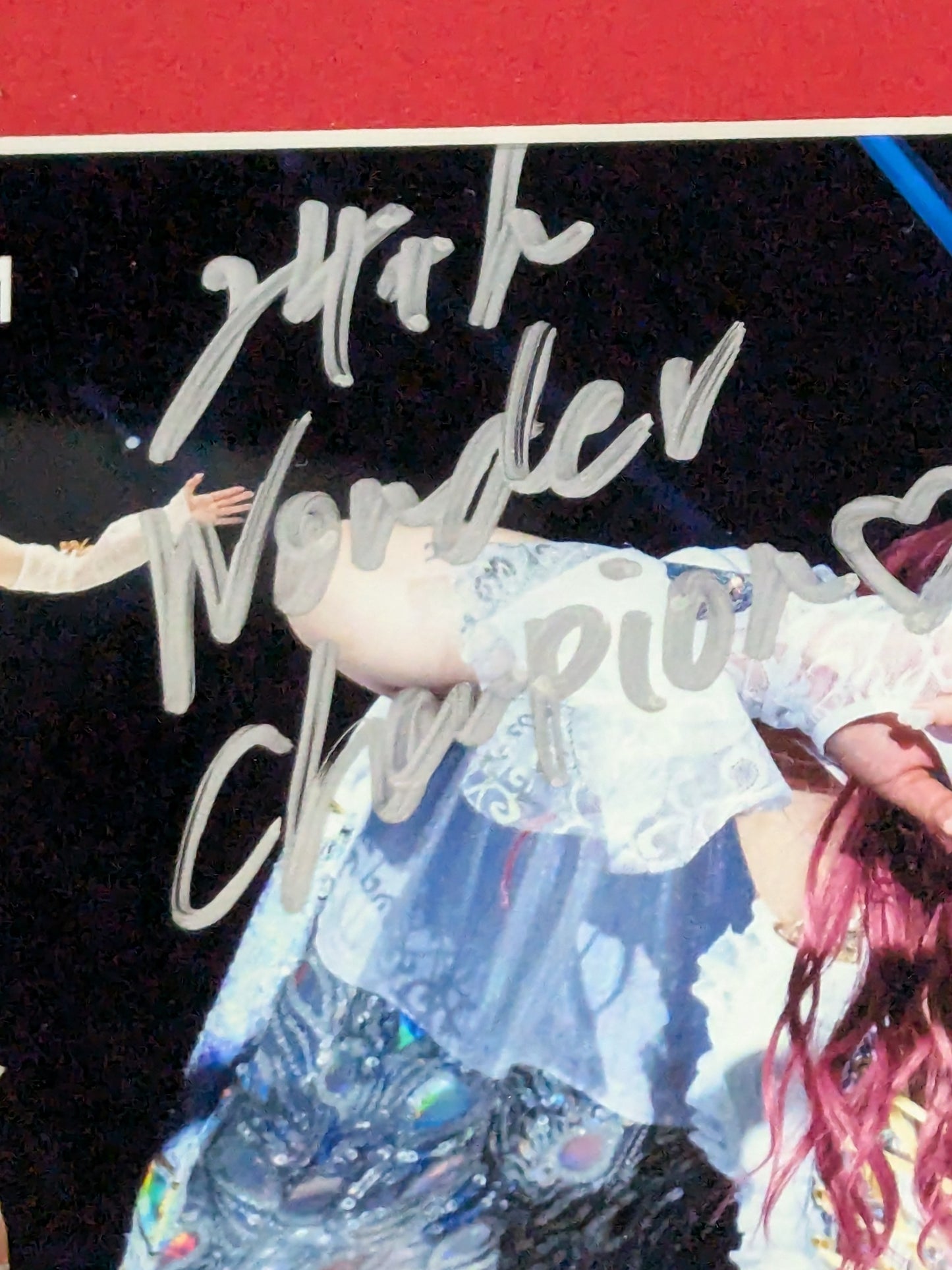 ★ワンダー初戴冠★ スターライト・キッド 直筆サイン入り フォトフレーム