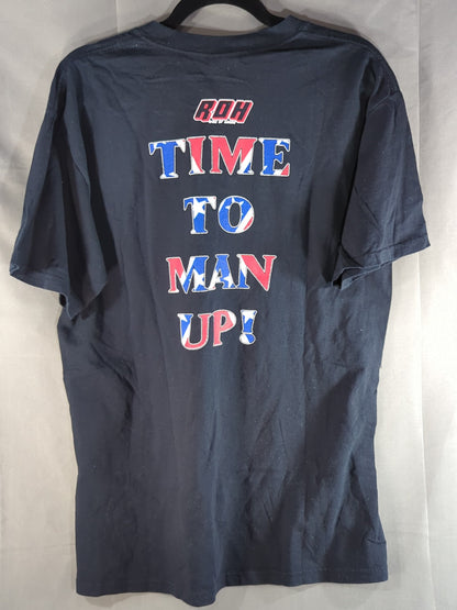 ROH Briscoe Brothers "TIME TO MAN UP!" T-shirt